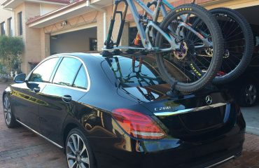 Mercedes C200 Bike Rack - The SeaSucker Mini Bomber