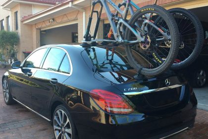 Mercedes C200 Bike Rack - The SeaSucker Mini Bomber