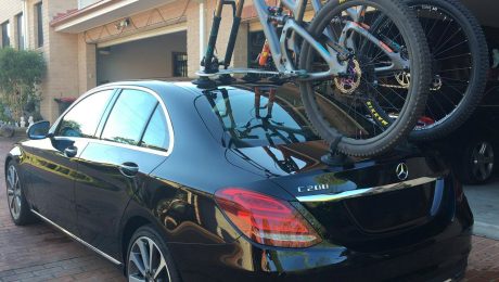 Mercedes C200 Bike Rack - The SeaSucker Mini Bomber