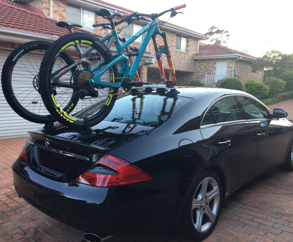 Mercedes CLS500 Bike Rack - The SeaSucker Mini Bomber