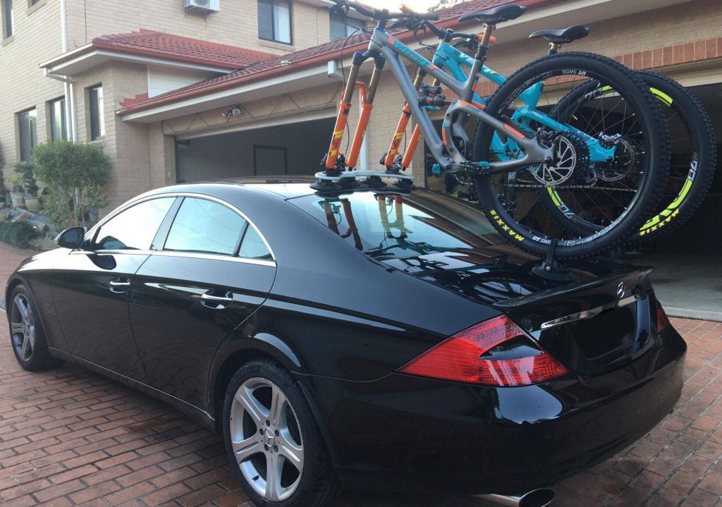 Mercedes CLS500 Bike Rack - The SeaSucker Mini Bomber