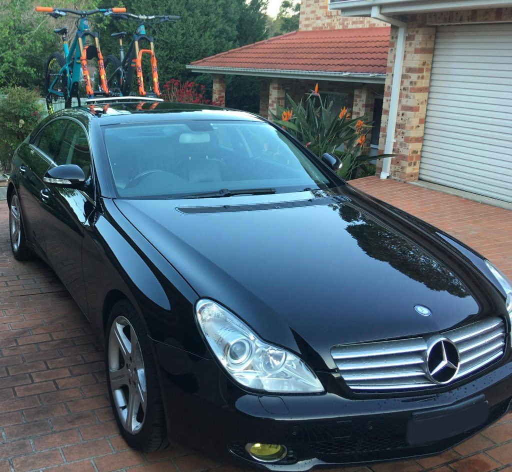 Mercedes CLS500 Bike Rack - The SeaSucker Mini Bomber