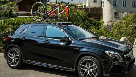 Mercedes AMG GLA45 Bike Rack - The SeaSucker Mini Bomber