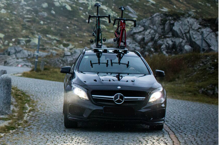 Mercedes AMG GLA45 Bike Rack - The SeaSucker Mini Bomber