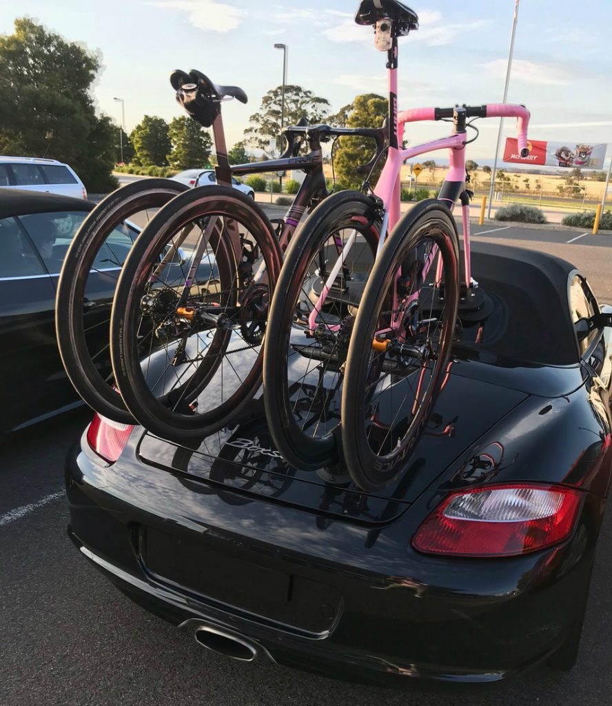 Porsche Boxster Bike Rack - The SeaSucker Mini Bomber