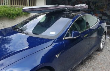 Tesla Model S Surfboard Rack - The SeaSucker Board Rack