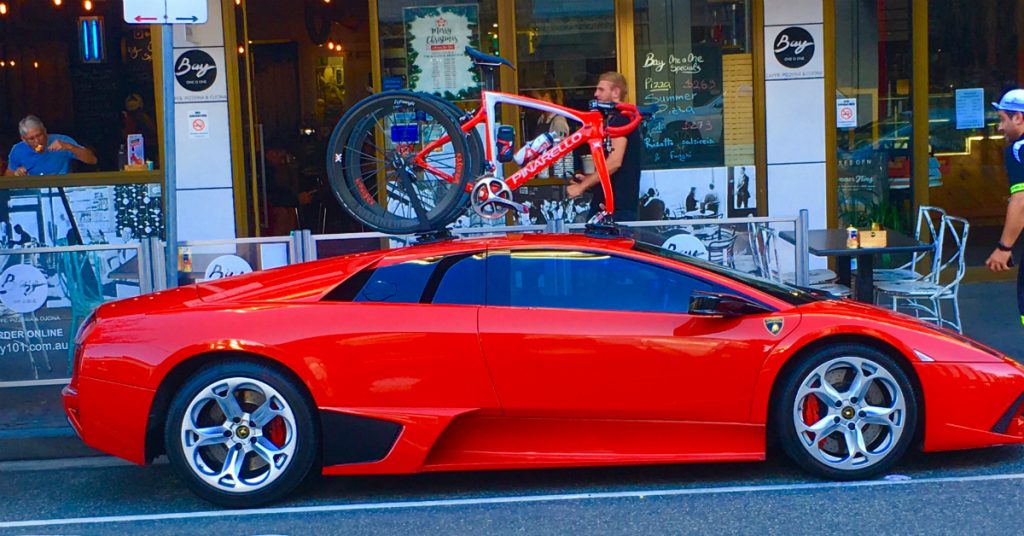 Lamborghini Murcielago Bike Rack - The SeaSucker Mini Bomber