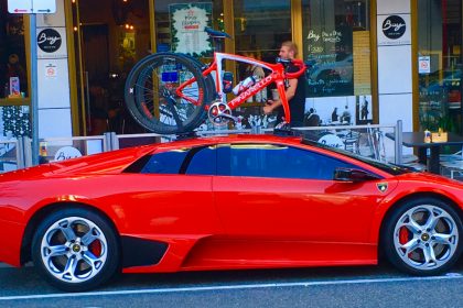 Lamborghini Murcielago Bike Rack - The SeaSucker Mini Bomber