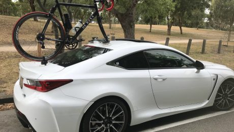 Lexus RCF Bike Rack - The SeaSucker Mini Bomber