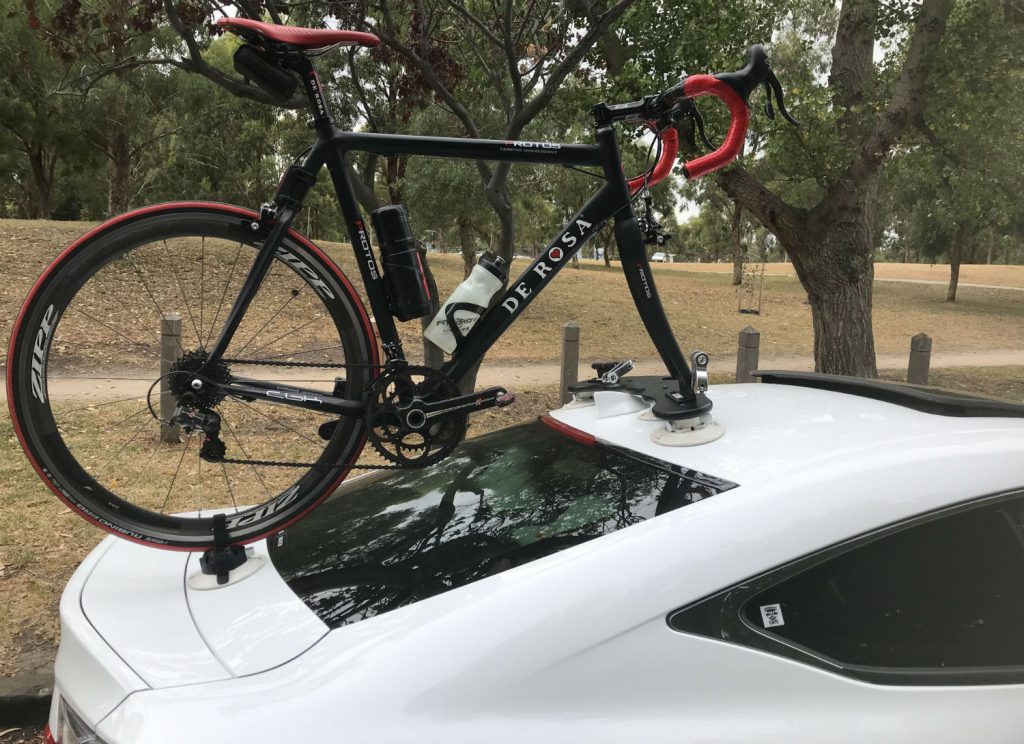 Lexus RCF Bike Rack - The SeaSucker Mini Bomber