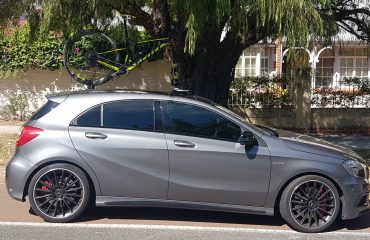 Mercedes A45 AMG Bike Rack - The SeaSucker Mini Bomber