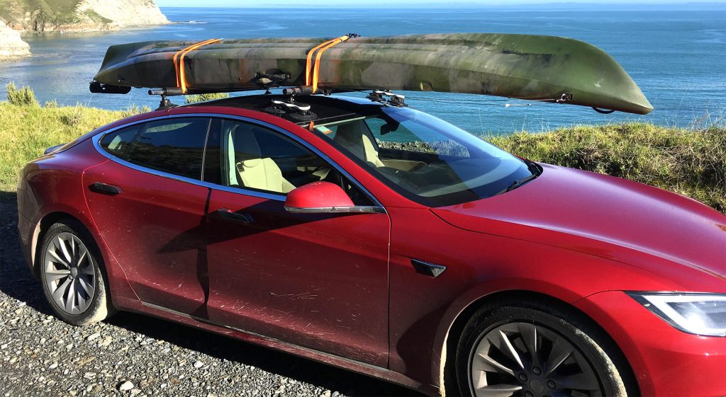 Tesla Model S Roof - The SeaSucker Monkey Bars