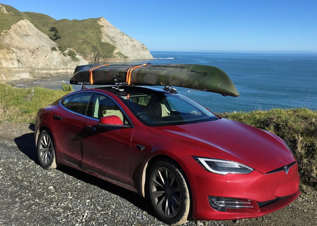 Tesla Model S Roof - The SeaSucker Monkey Bars