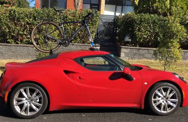 Alfa Romeo 4C Bike Rack - SeaSucker Mini Bomber