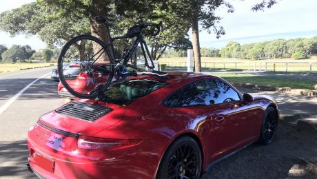 Porsche Carrera GTS Bike Rack - The SeaSucker Mini Bomber