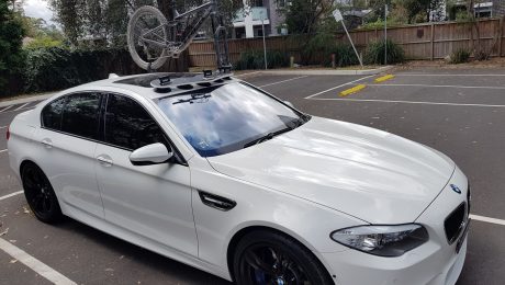 BMW M5 Bike Rack - The SeaSucker Bomber