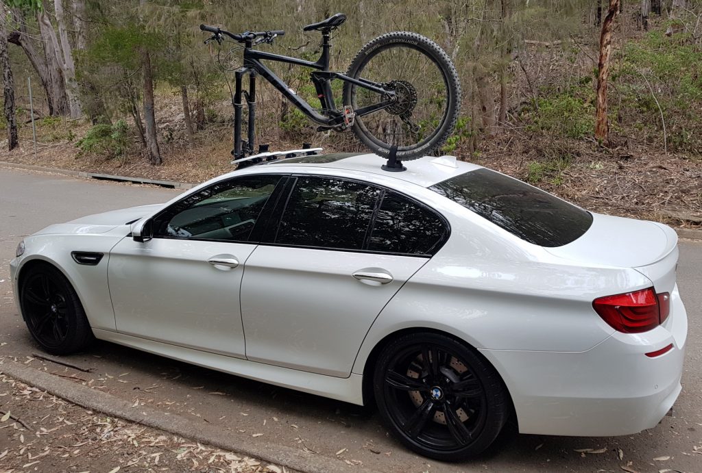 BMW M5 Bike Rack - The SeaSucker Bomber