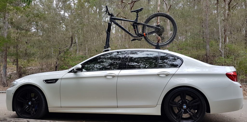 BMW M5 Bike Rack - The SeaSucker Bomber