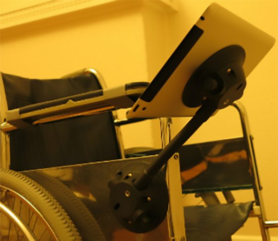 Wheelchair Tablet Mount Black