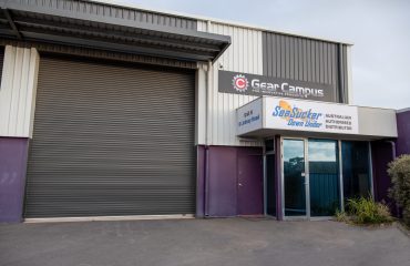 SeaSucker Down Under building with signage installed